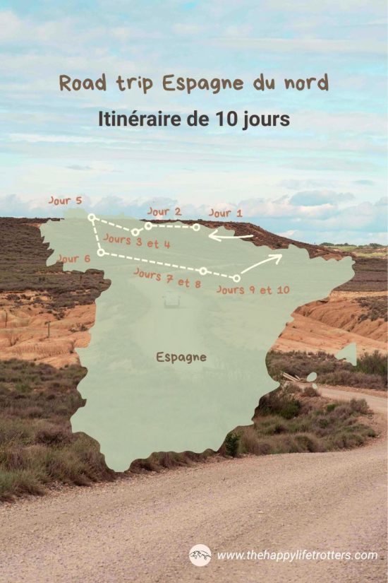 road trip itinéraire espagne nord 10 jours
