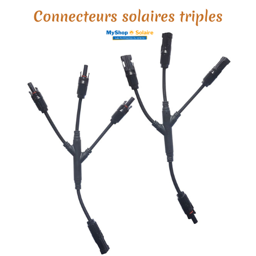 Connecteurs solaire triples