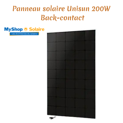 panneau solaire full black backcontact