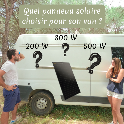 quel panneau solaire choisir pour son van ?