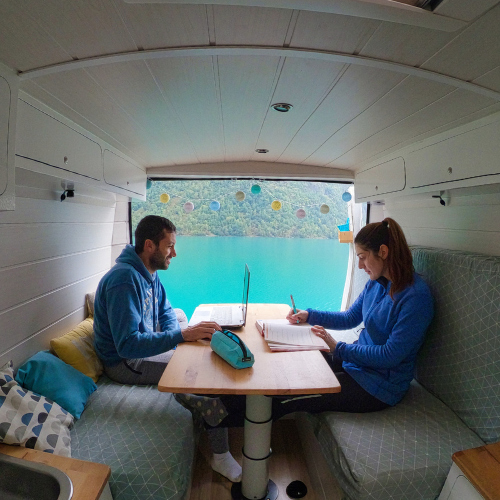 télétravail nomade fourgon aménagé