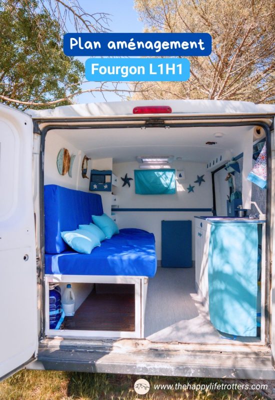 plan aménagement fourgon fiat ducato L1H1