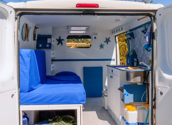 plan d'aménagement d'un fourgon fiat ducato L1H1