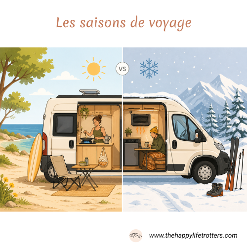 fourgon aménagés avec utilisation gaz en fonction des saisons