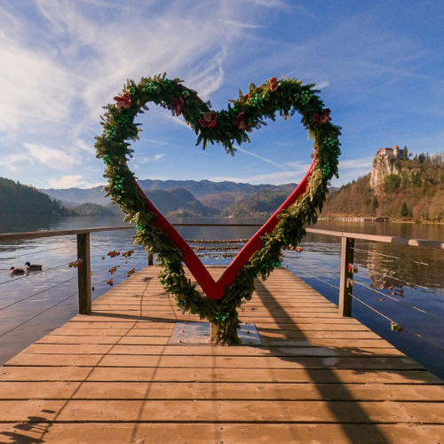 coeur cadenas lac de bled