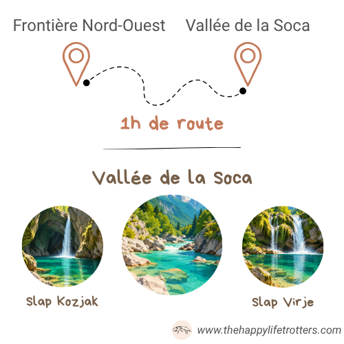 fiche itinéraire vallée de la Soca